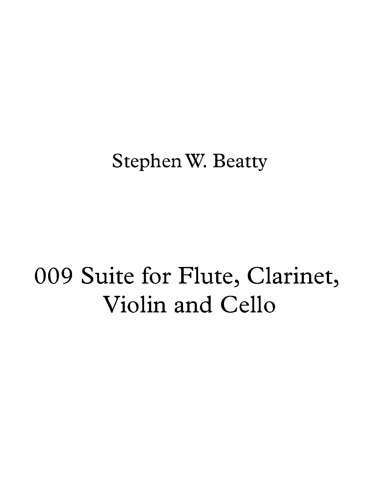 Suite for Flute, Violin and Cello, Op.9 (Beatty, Stephen W