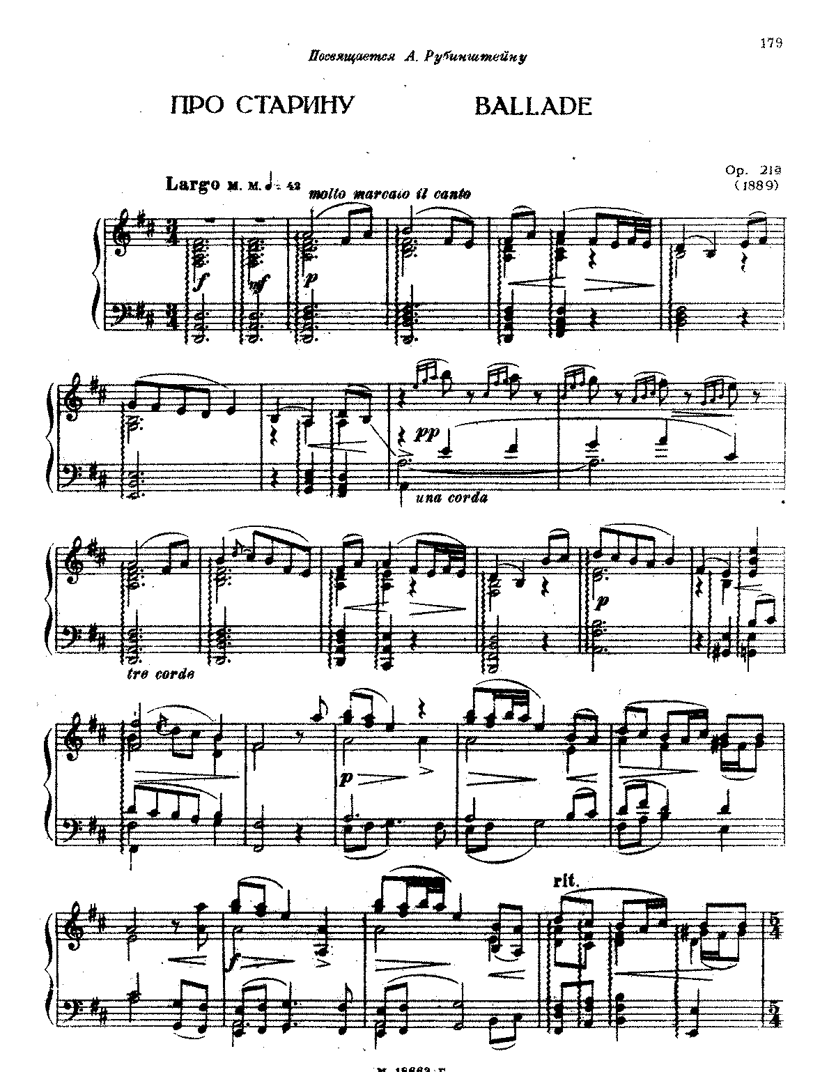 Ljadov, op. 21a