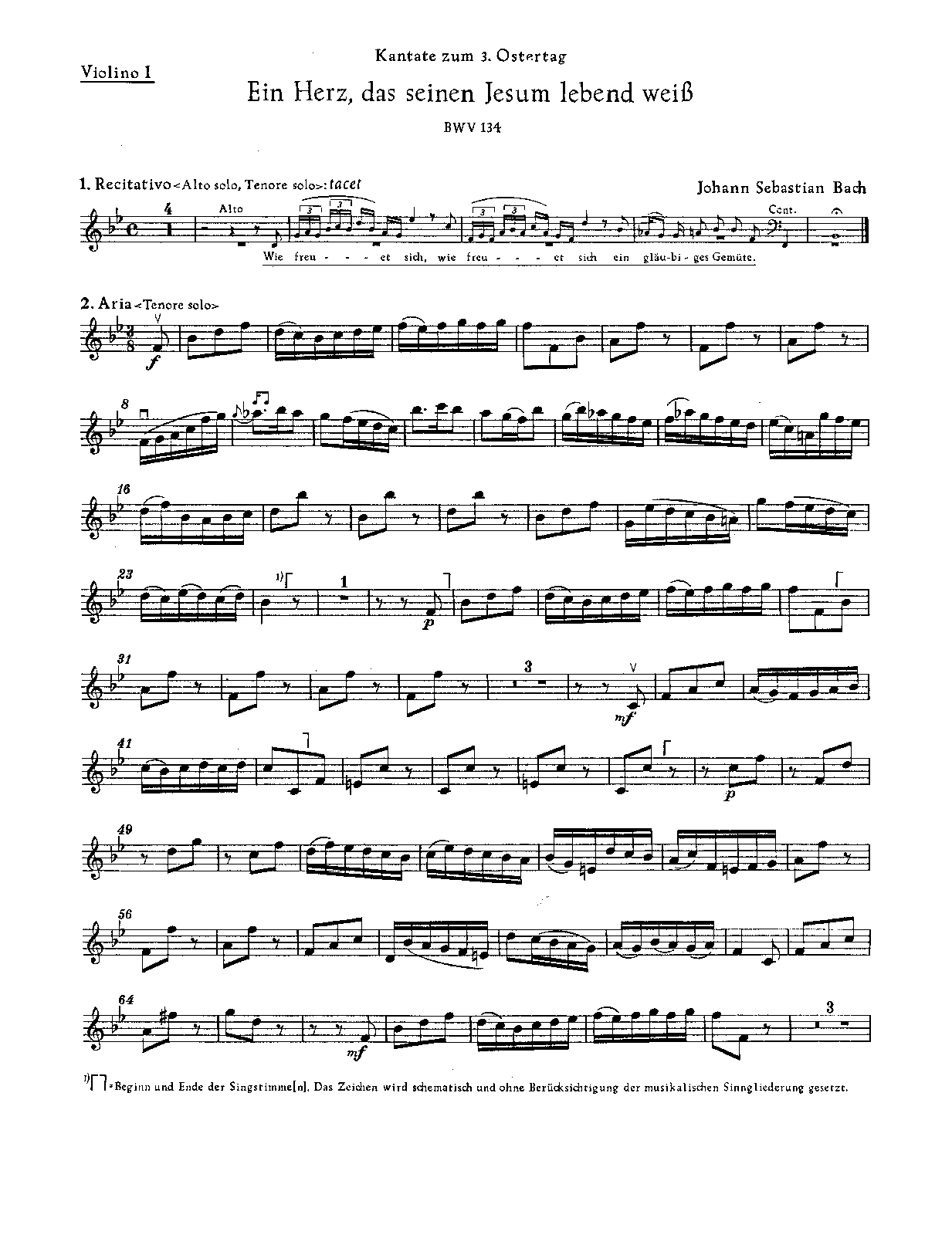 File:PMLP149918-Bach Ein Herz, das seinen Jesum lebend weiß, BWV 134 - Violins I.pdf