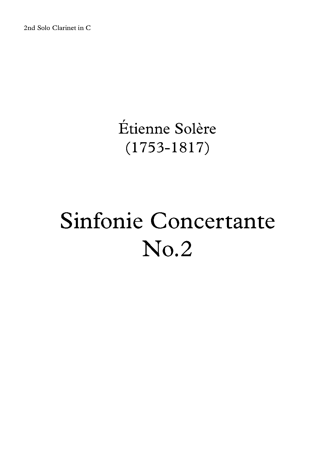 File:PMLP922130-Solere - Sinfonie Concertante No 2 - 2nd Solo Clarinet in C.pdf
