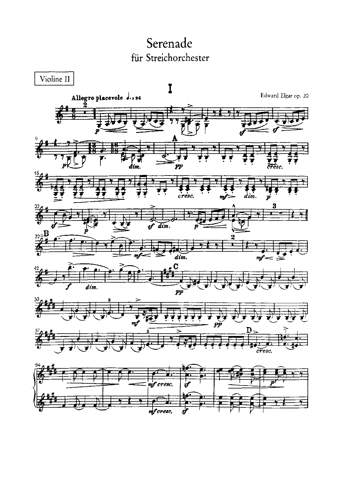 FilePMLP34331Elgar Serenade for Strings Op.20 Violins II Kalmus.PDF