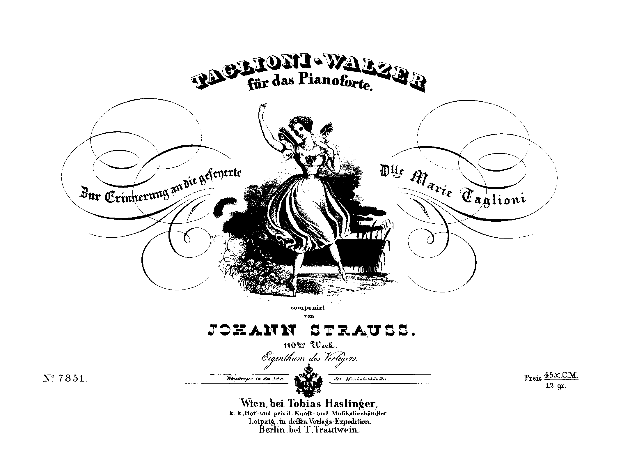Taglioni-Walzer, Op.110