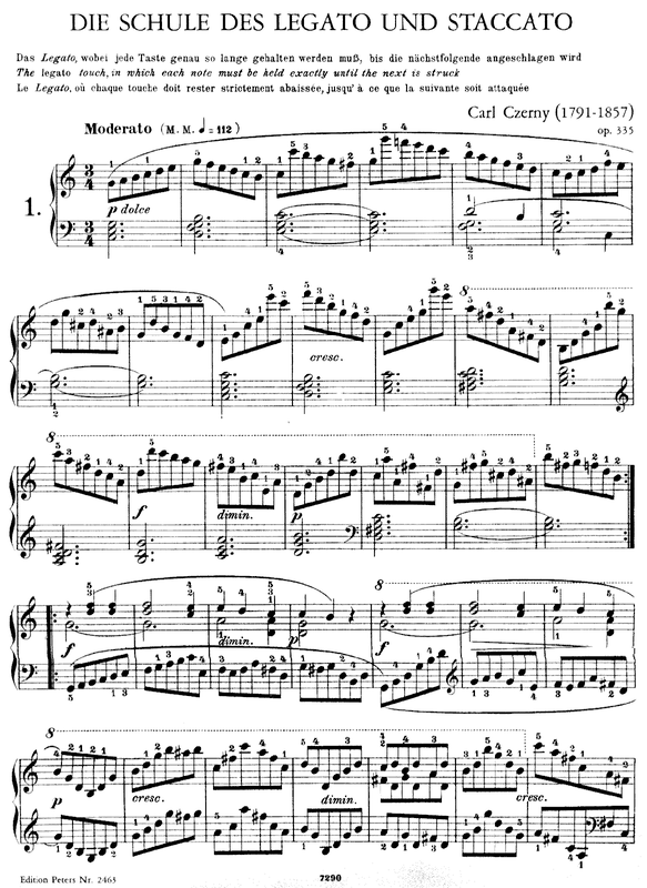Die Schule des Legato und Staccato