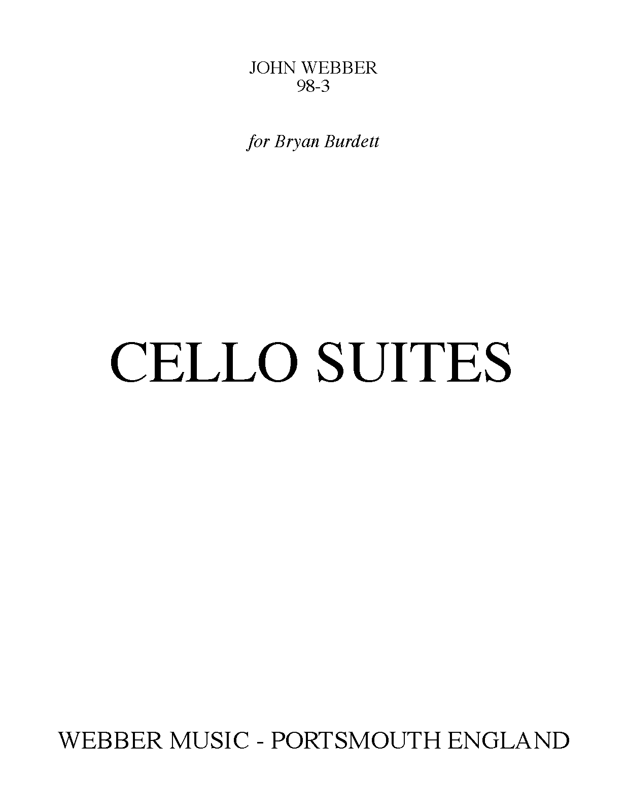 3 Cello Suites