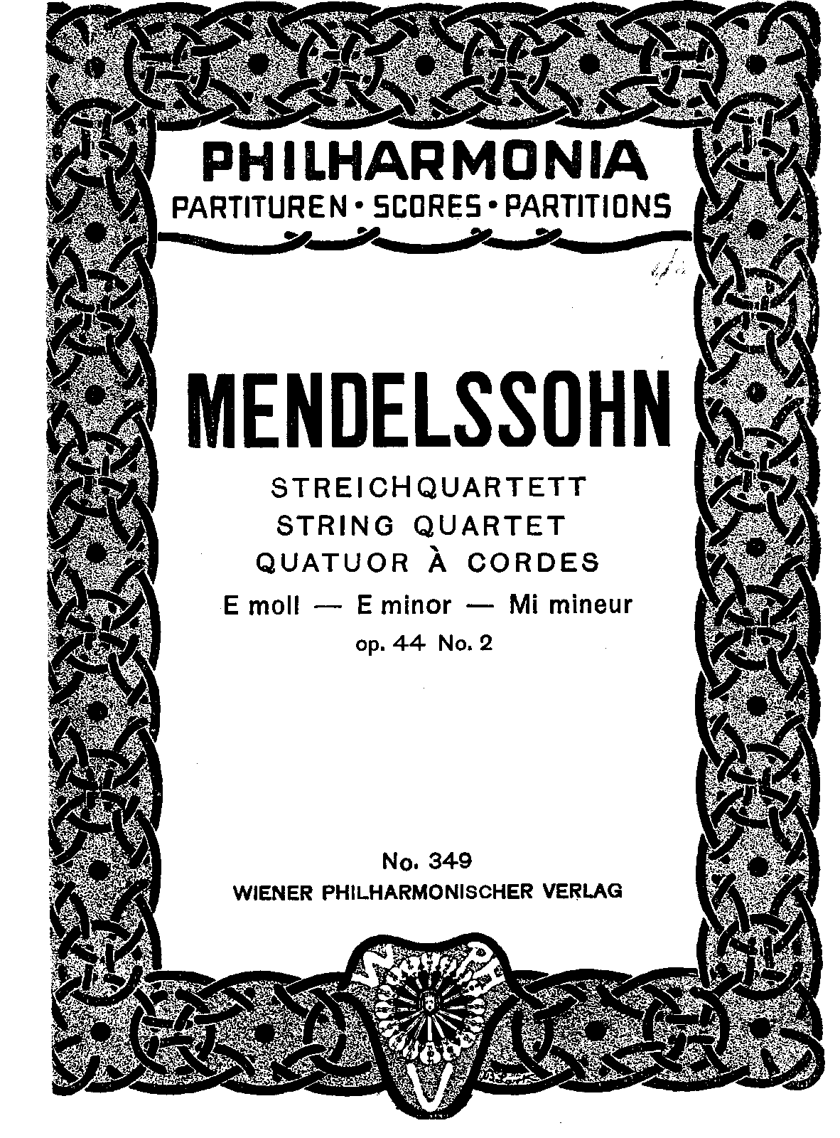 felix mendelssohn string quartet no 4