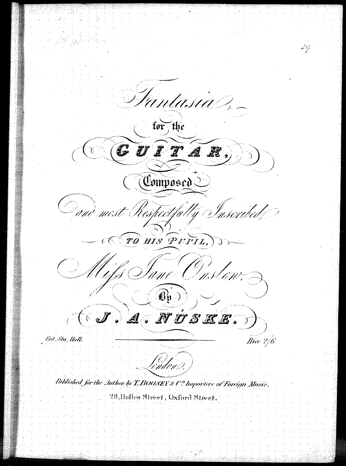 Fantasia in A major (Nüske, Johann Abraham) - IMSLP