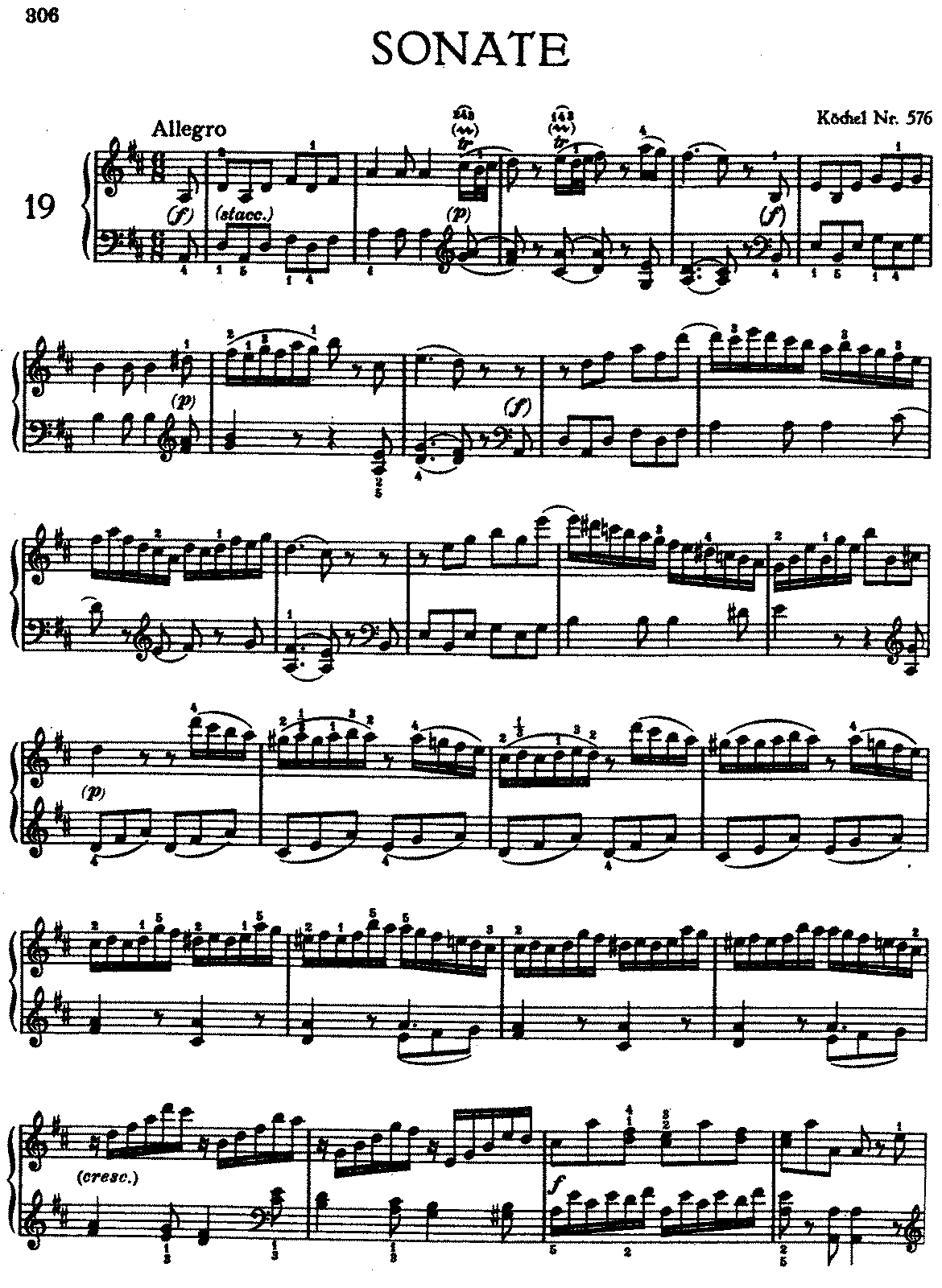 Piano Sonata No.18 in D major, K.576 (Mozart, Wolfgang Amadeus) - IMSLP ...