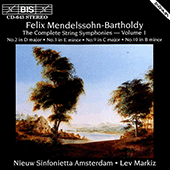 Vivaldi Collection, Vol. 3: String Symphonies CD 16126709628