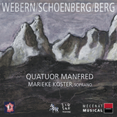 UNIVERSAL EDITION BERG ALBAN - STRING QUARTET PARTS OP.3